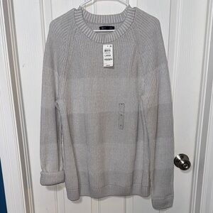 I-N-C International Concepts Women’s oversized size L Gray Sweater